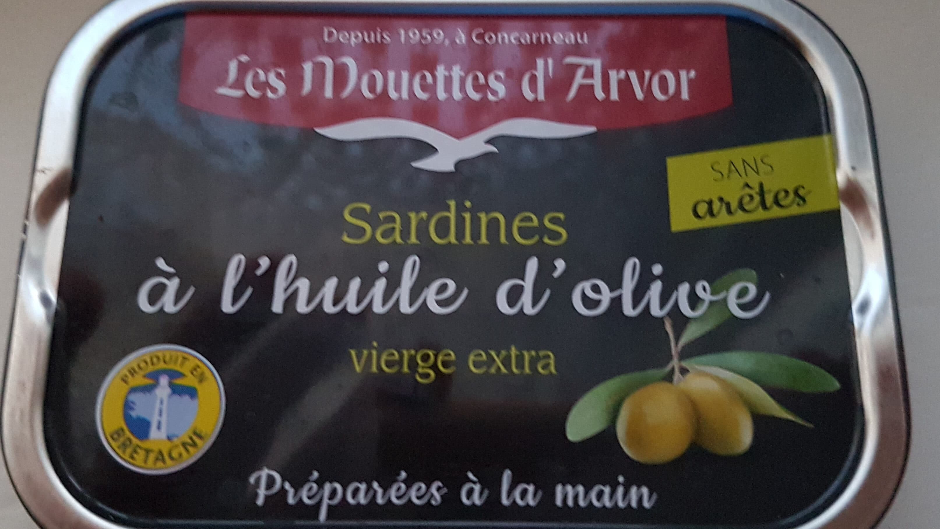 Conserverie gonidec Sardines Olive Sans Arète Mouettes D'arvor - 1 / 6 packshot