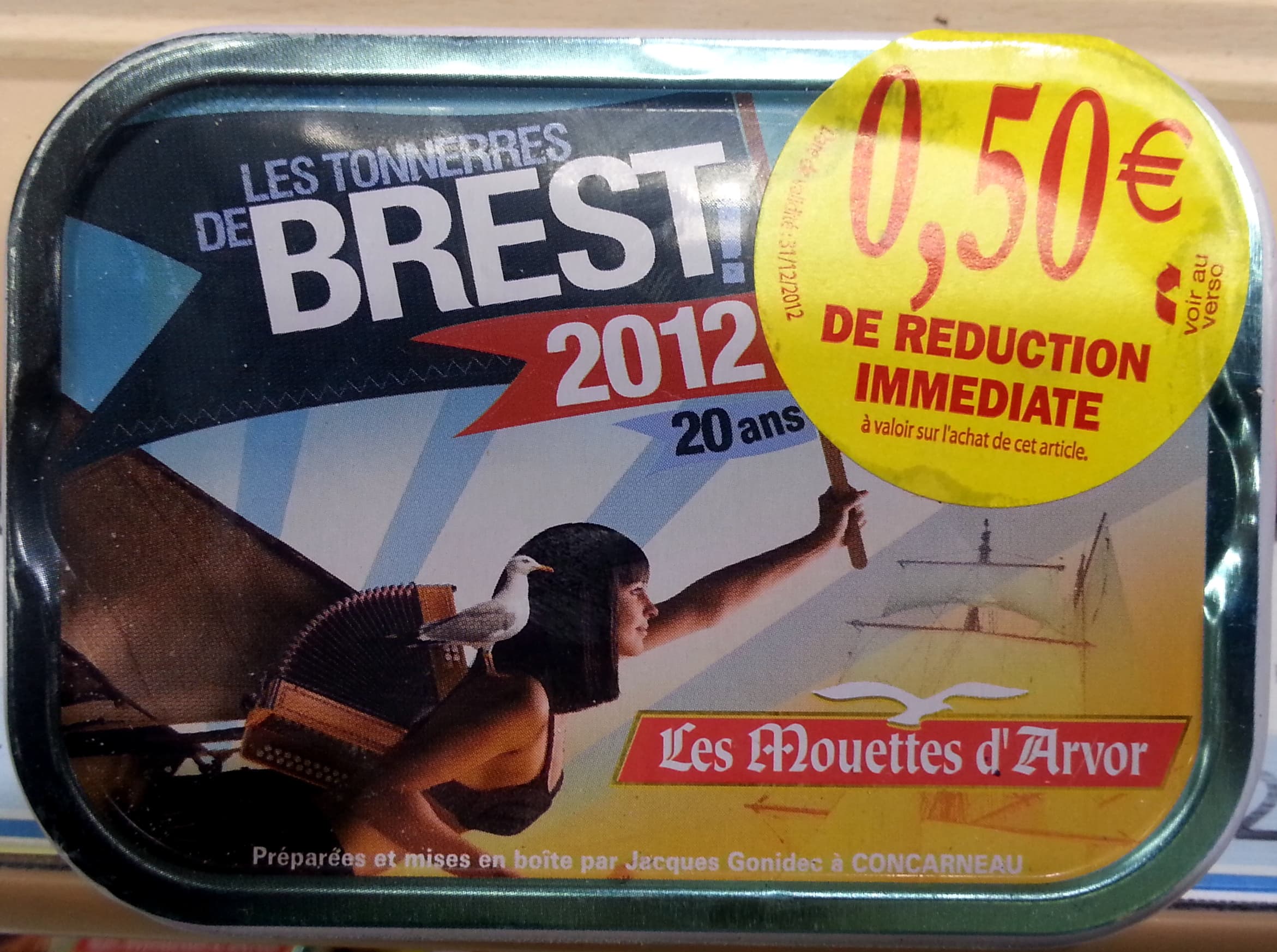 LES MOUETTE D'ARVOR Les tonnerres de Brest ! packshot