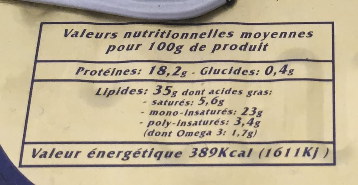 Les Mouettes d'Arvor Sardinettes packshot