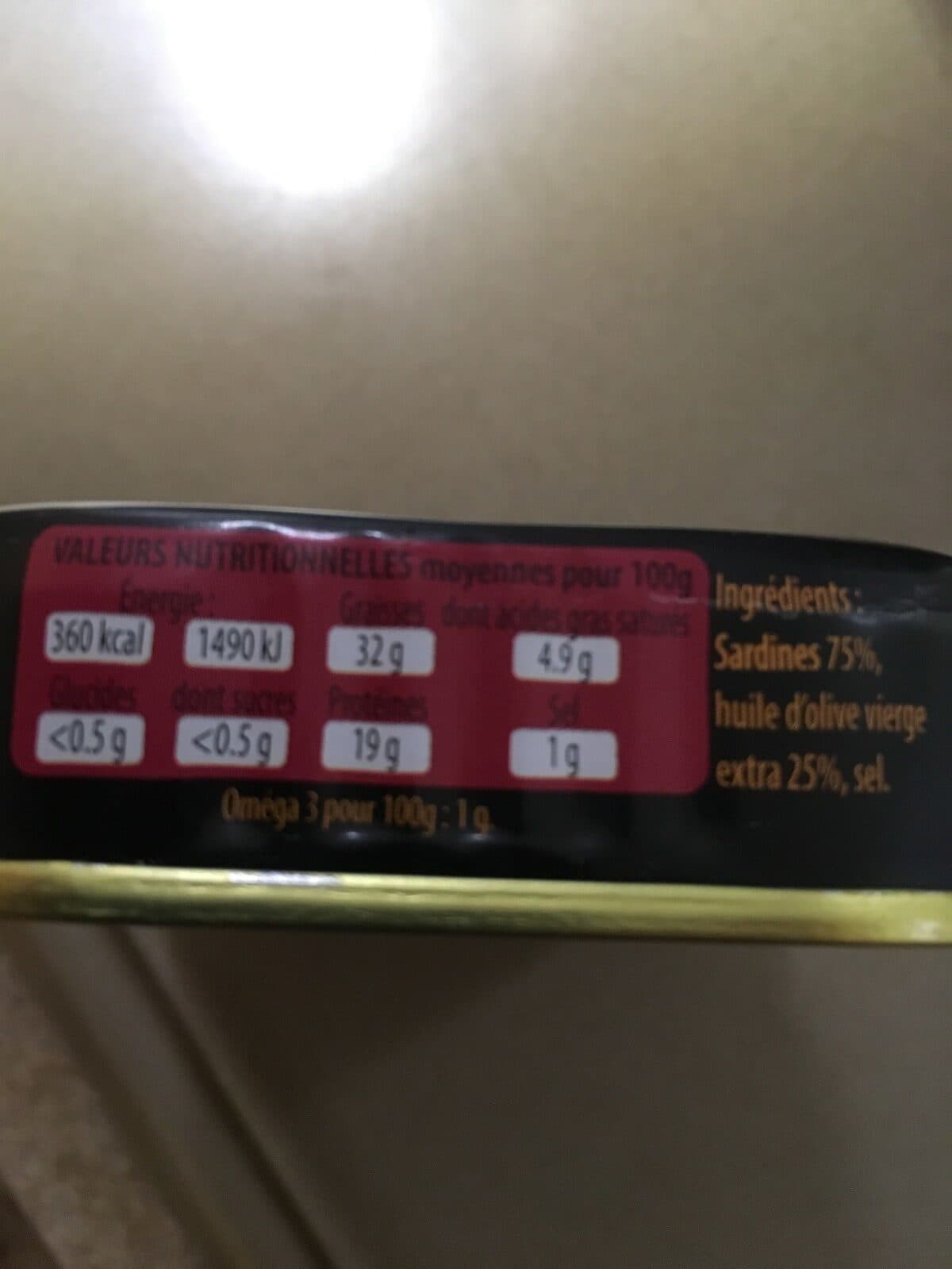 Les Mouettes d'Arvor Sardines à l'huile d'olive vierge extra packshot
