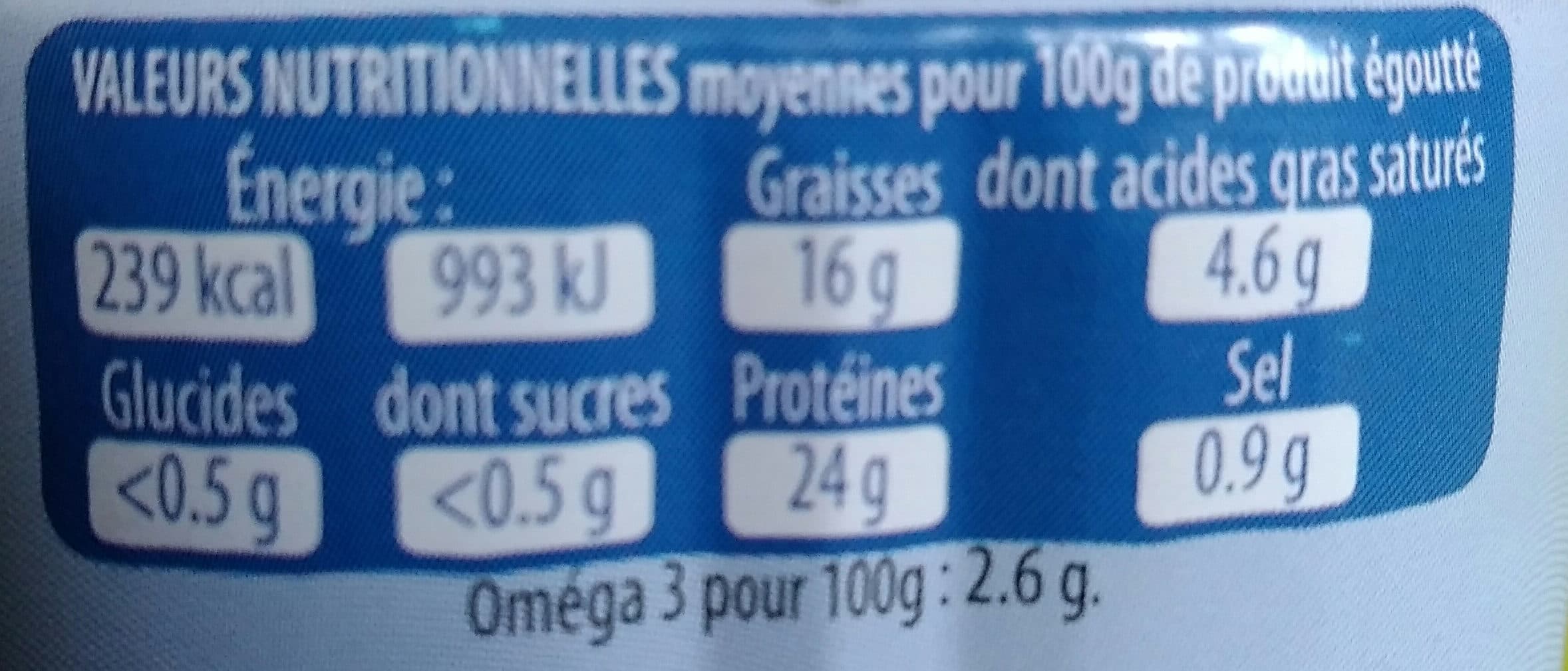 Les Mouettes d'Arvor Filets de maquereaux au naturel packshot