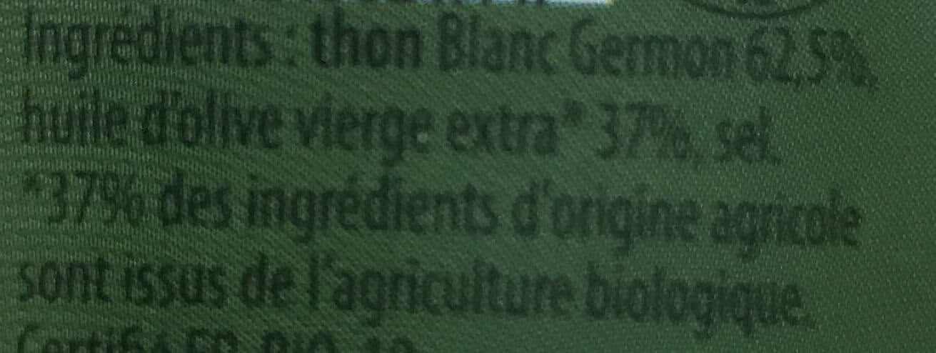 Les Mouettes d'Arvor Thon Blanc Germon à l'huile d'olive bio vierge extra packshot
