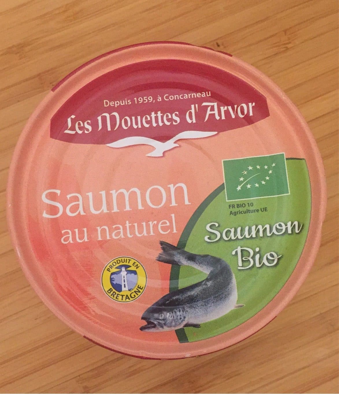 Les Mouettes D’Arvor Saumon au naturel packshot