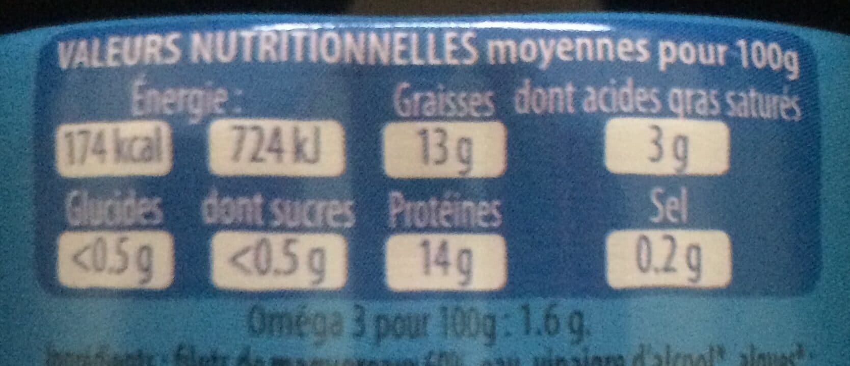 Les Mouettes d'Arvor Maquereaux aux algues Bio de Bretagne packshot