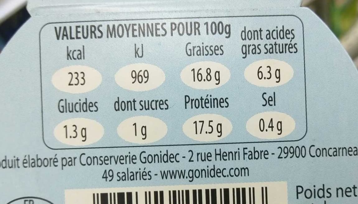 Les Mouettes d'Arvor Rillettes de Thon au fromage frais packshot