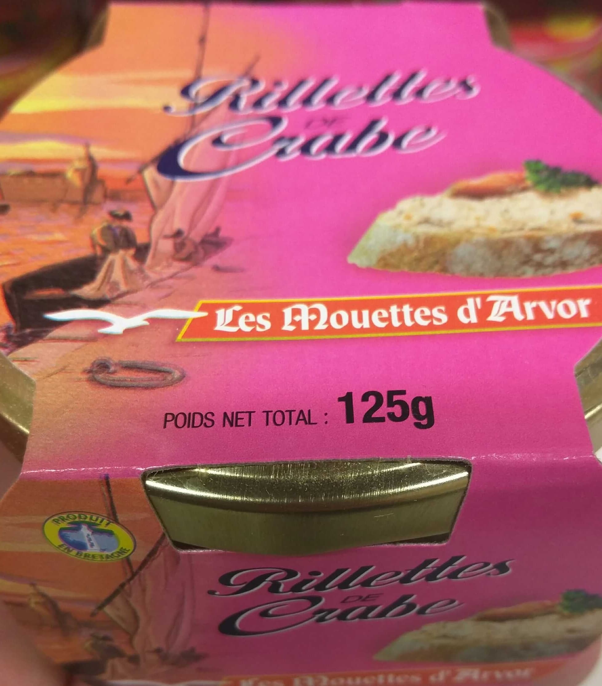 Les Mouettes d'Arvor Rillettes de Crabe packshot