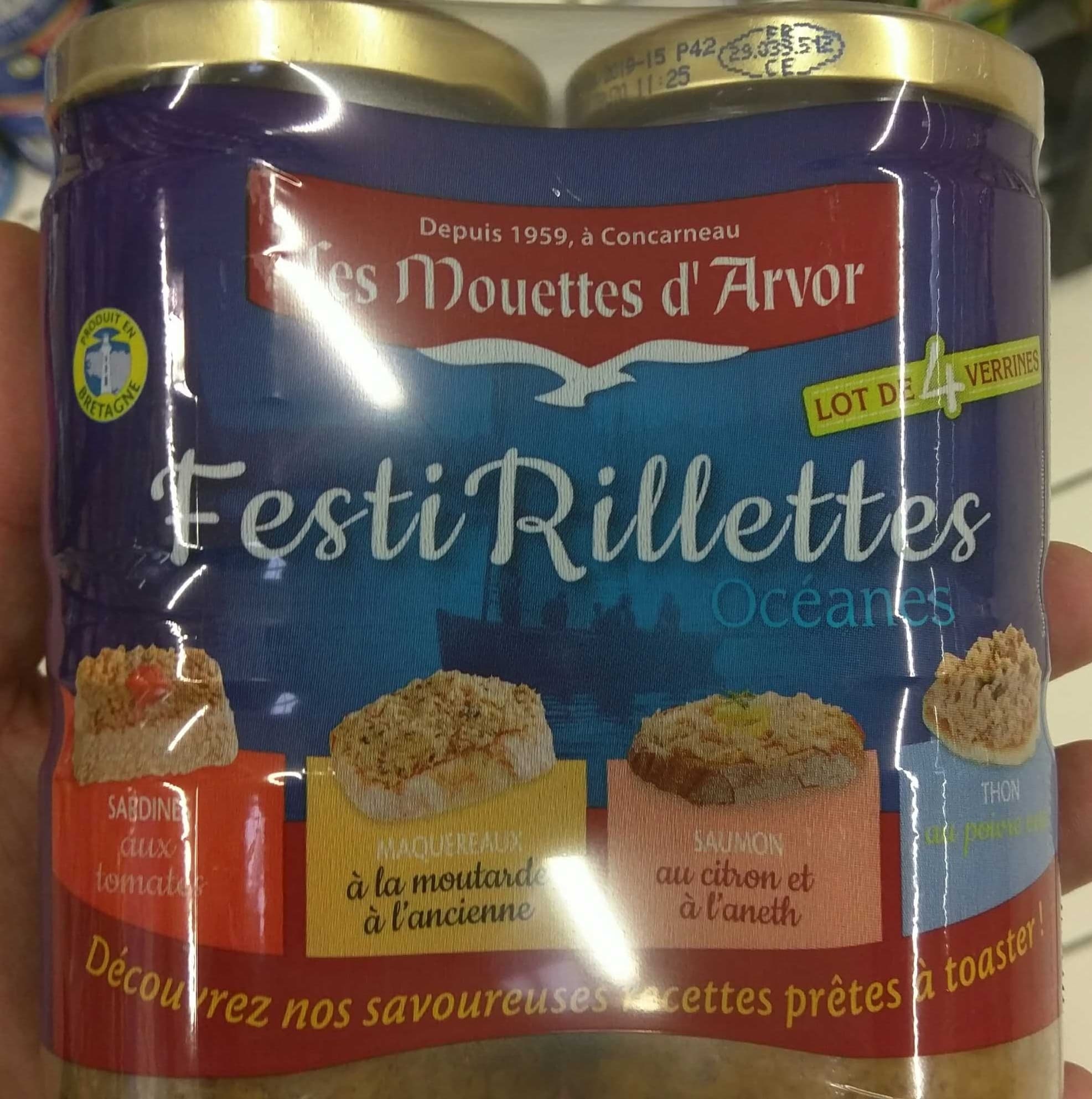 Les Mouettes d'Arvor Festi Rillettes (Lot de 4 verrines) packshot