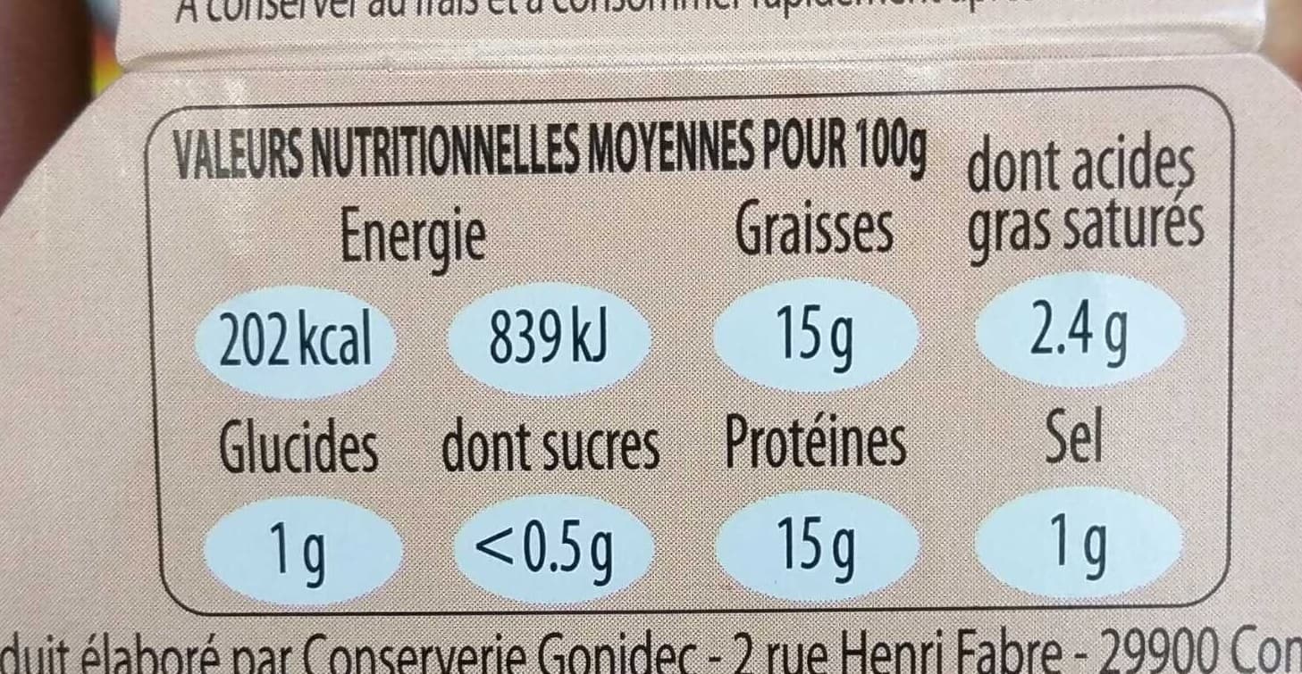 Les Mouettes d'Arvor Rillettes de saumon au citron et à l’aneth packshot