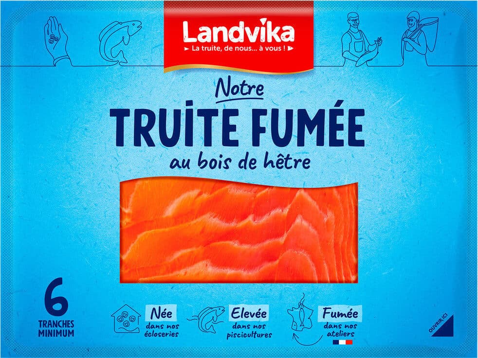 Landvika Truite fumée au bois de hêtre packshot