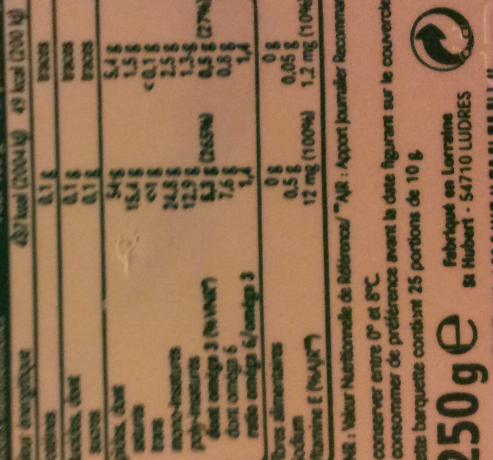 St Hubert St Hubert Oméga 3 (Sel de Mer, Tartine et Cuisson), (54 % MG) packshot