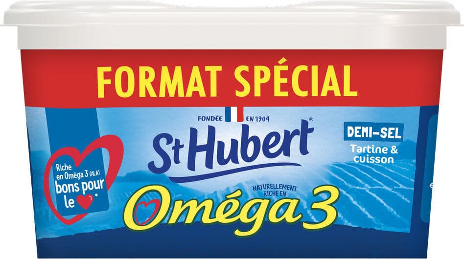 St Hubert St hubert omega 3 600 g 1/2 sel format special packshot