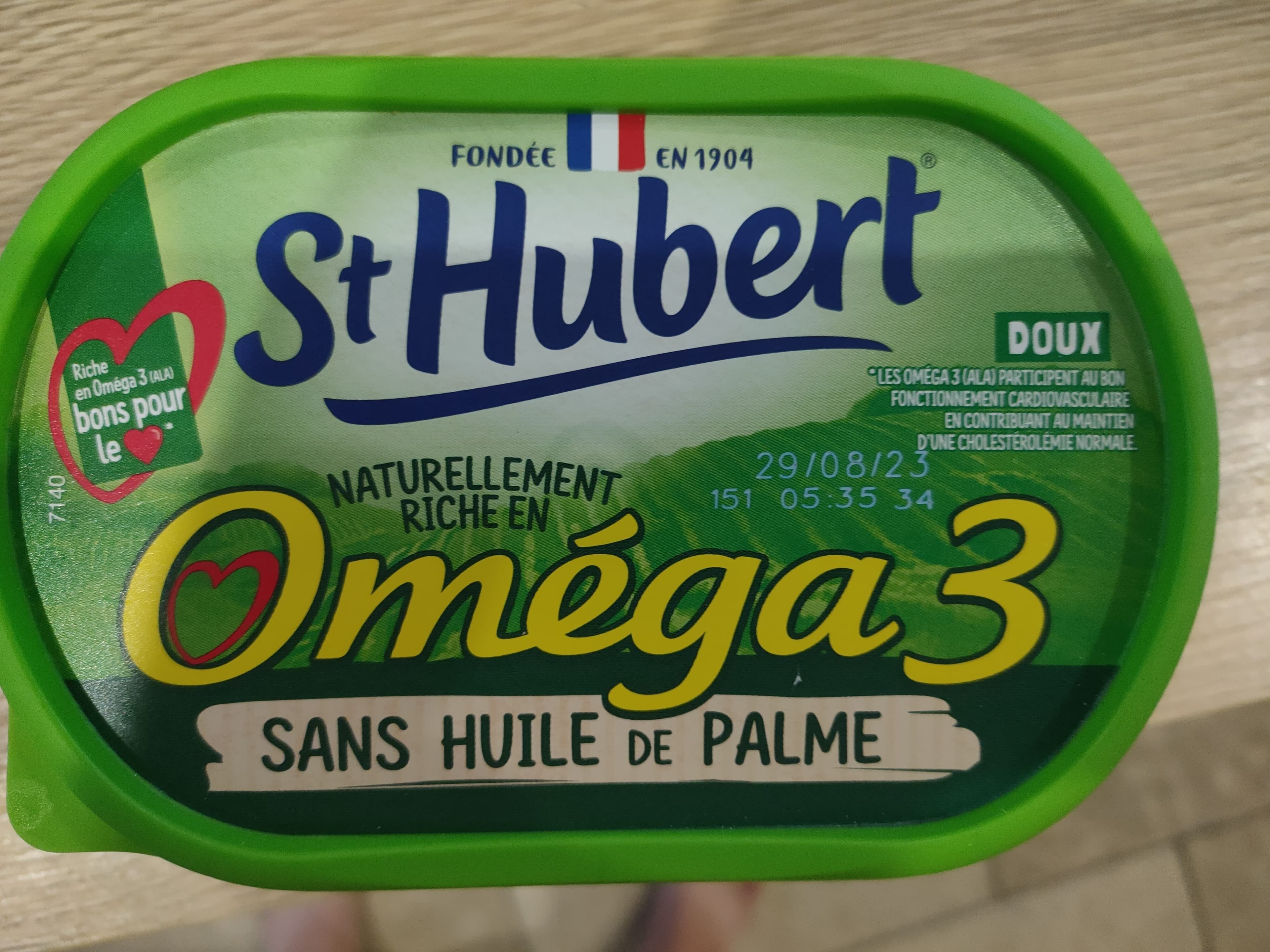 St Hubert St Hubert Omega 3 Sans Huile de Palme 500g Doux packshot
