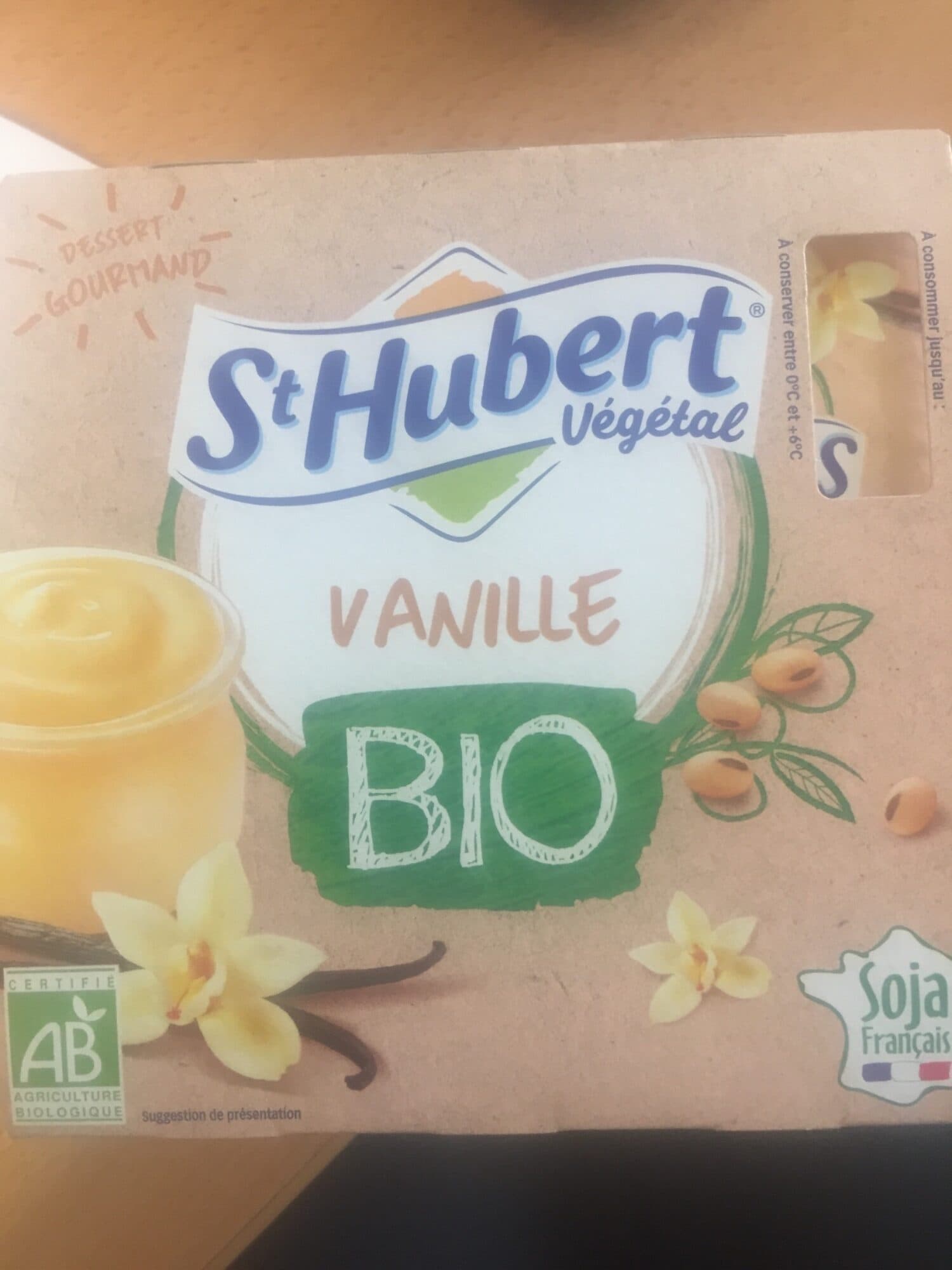 St Hubert St Hubert Végétal Bio vanille packshot