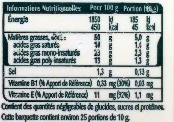 St Hubert Oméga 3 demi-sel packshot