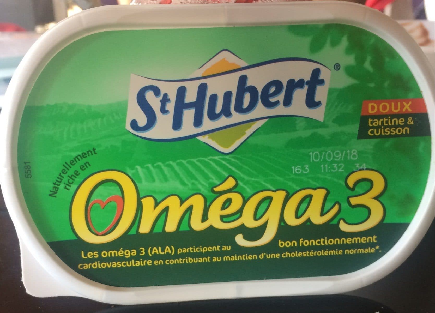 st Hubert Oméga 3 - Doux tartine et cuisson packshot