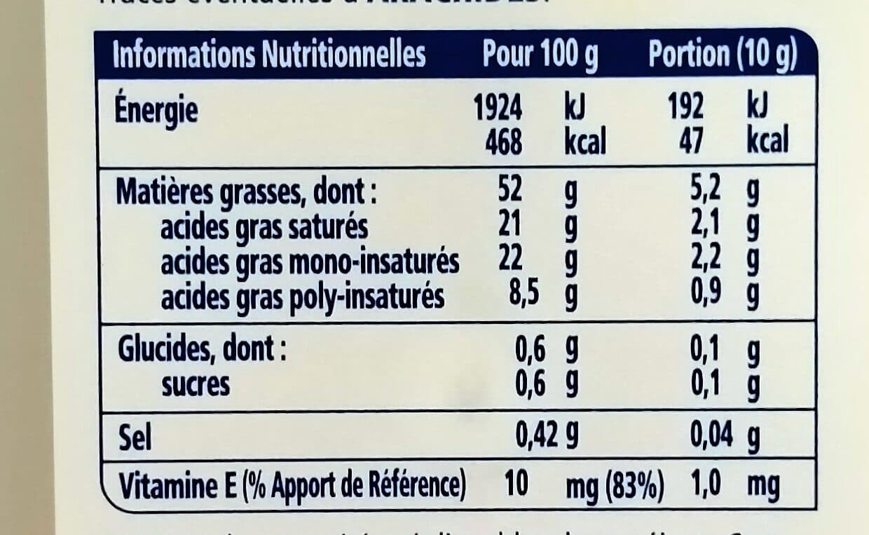 Le fleurier Le fleurier sans huile de palme 500g doux packshot