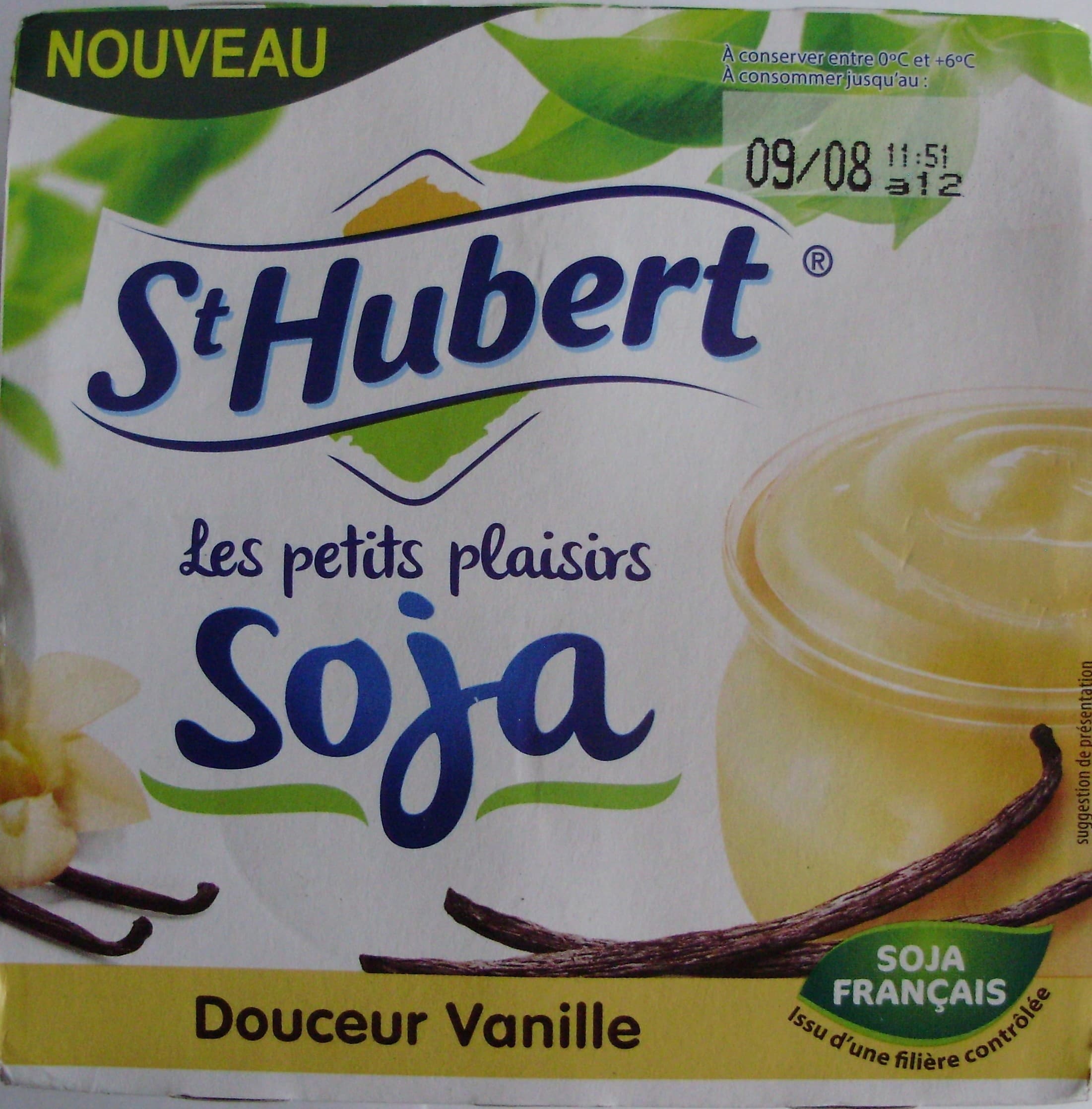 St Hubert Les petits plaisirs Soja, Douceur Vanille packshot