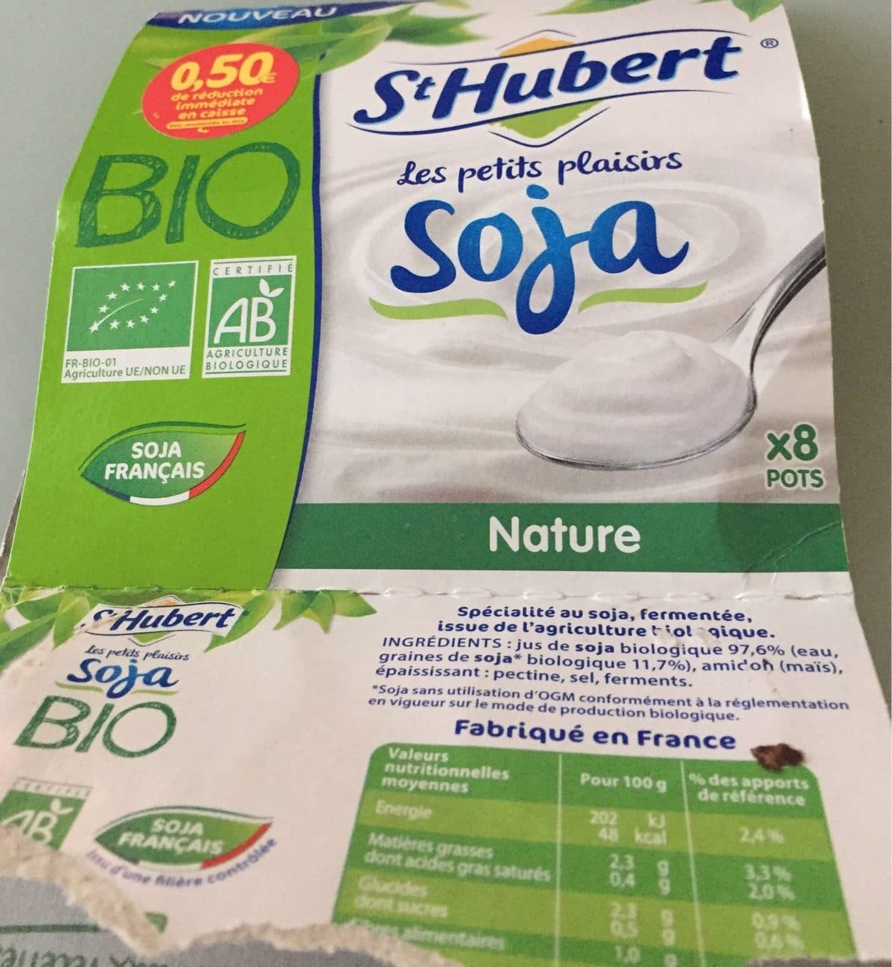 St Hubert Les Petits Plaisirs Soja Nature packshot