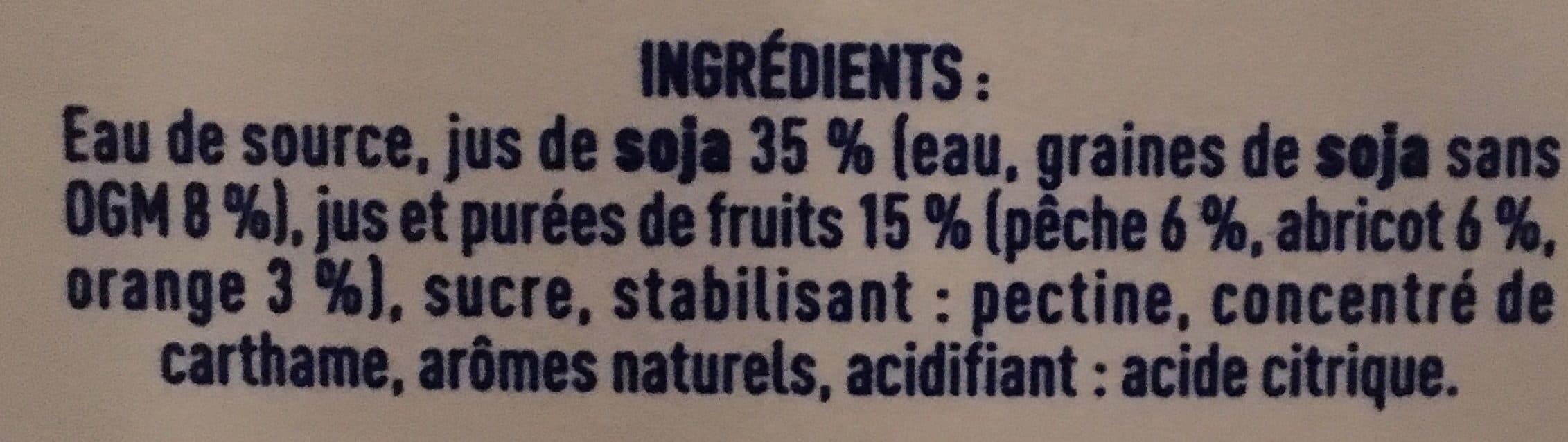 St Hubert Les Petits Plaisirs Soja Pêche Abricot packshot