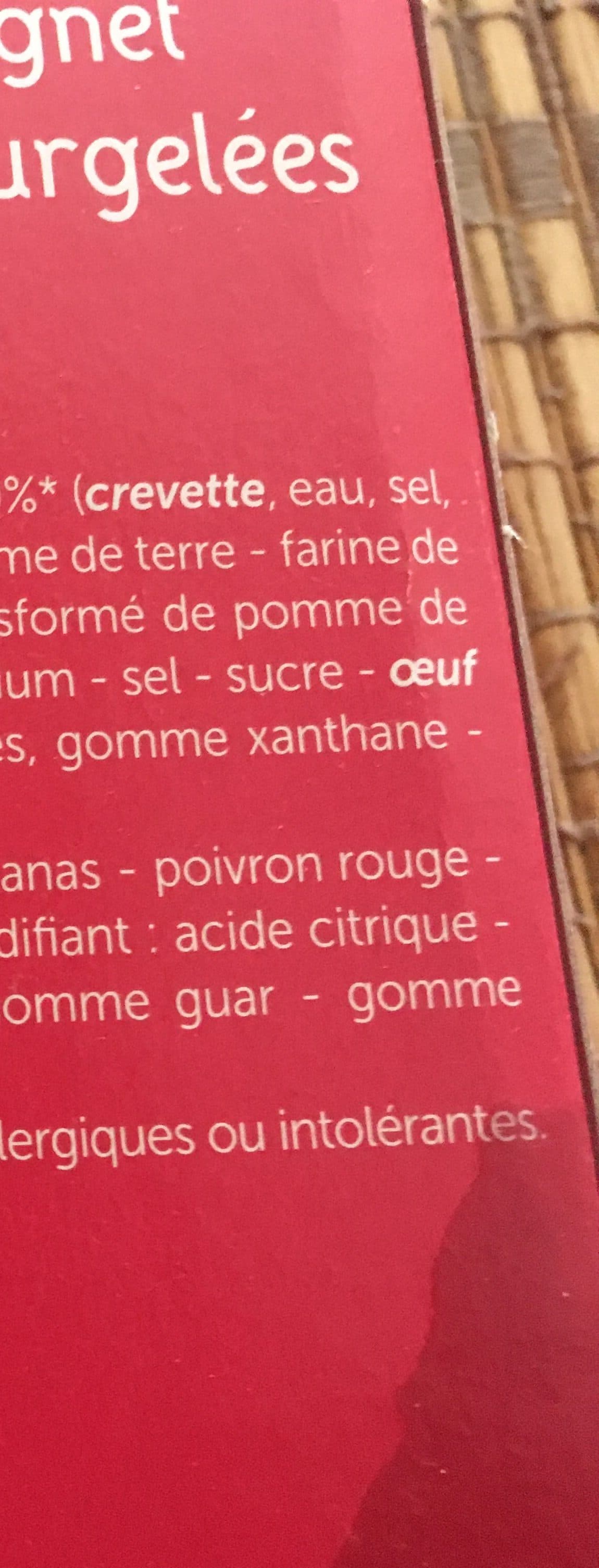 Evasia Beignets de crevette packshot