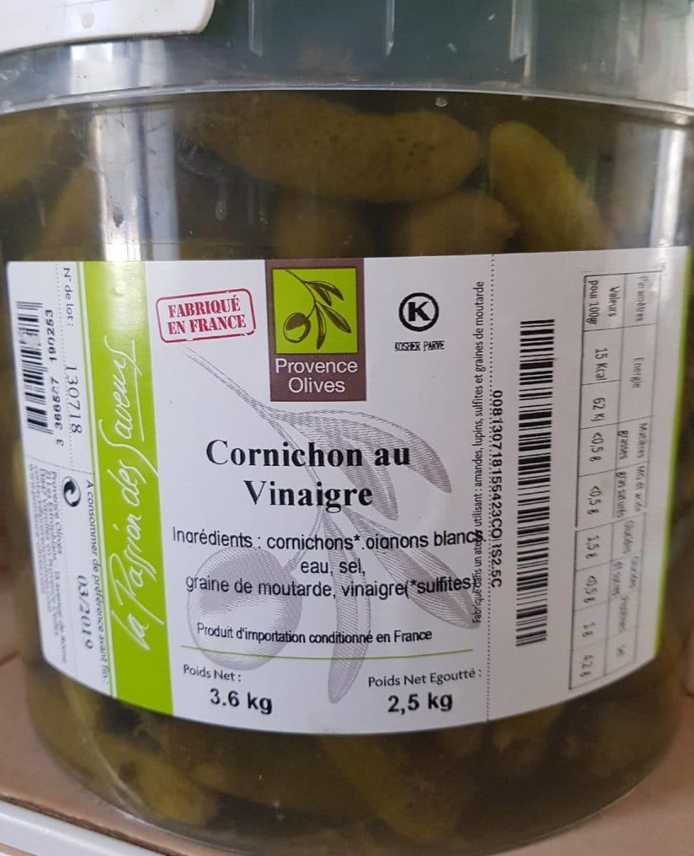 Provence Olives Cornichon au vinaigre packshot