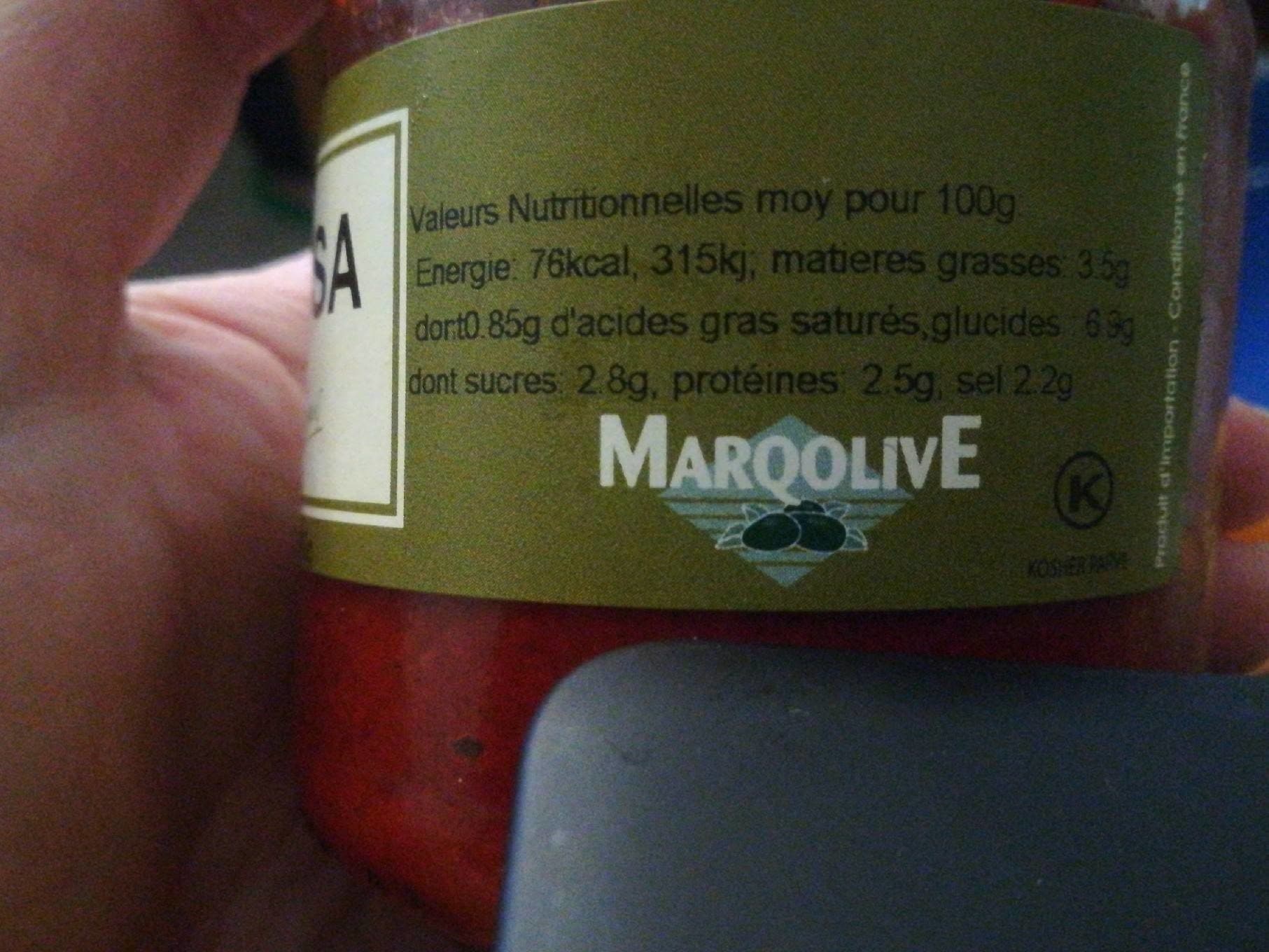 Marqolive Harissa packshot