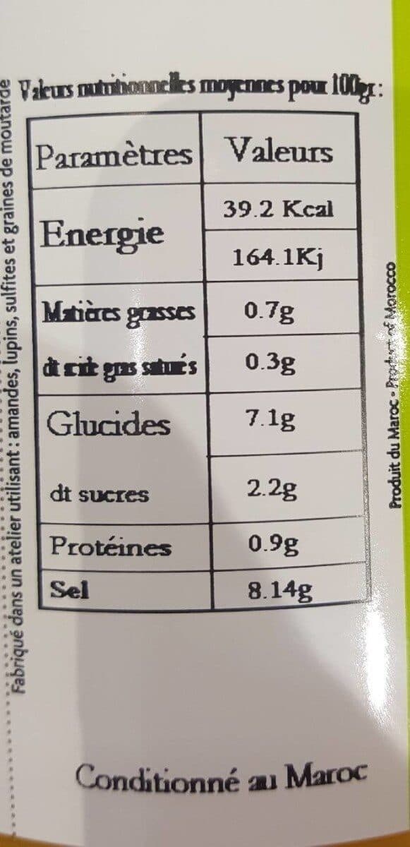 Provence Olives Citron confit au sel packshot