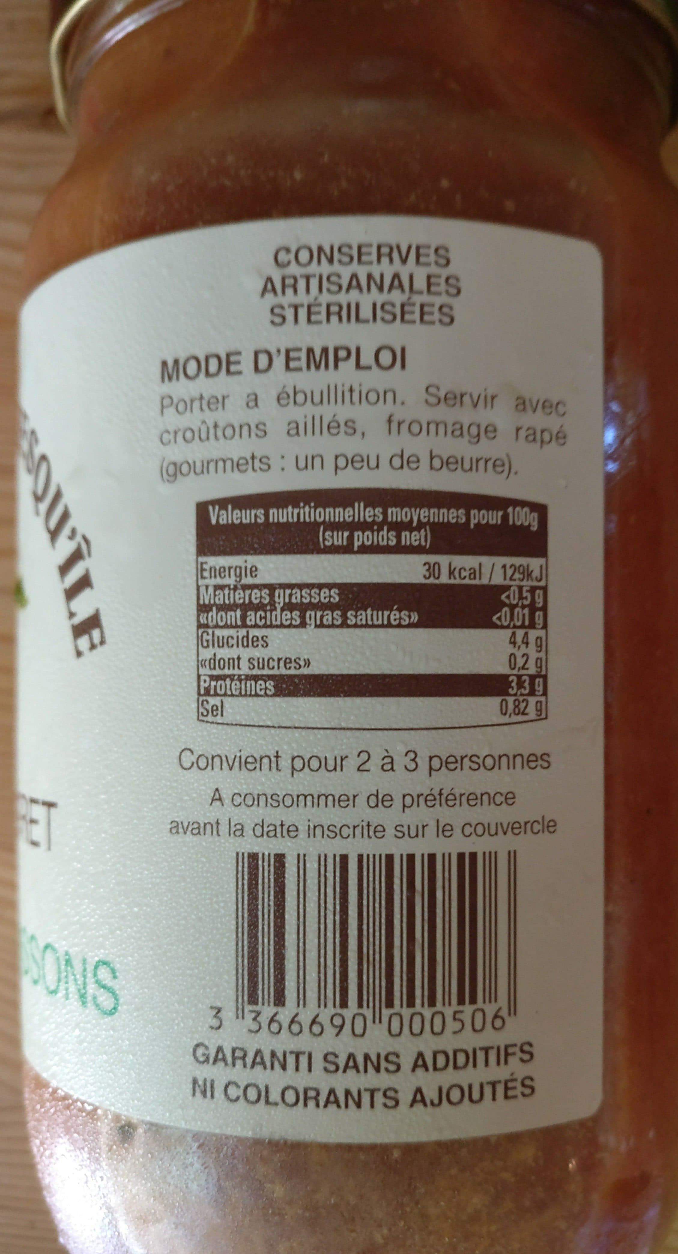La Presque Ile Du Cap Ferret Soupe De Poissons Du Cap Ferret packshot