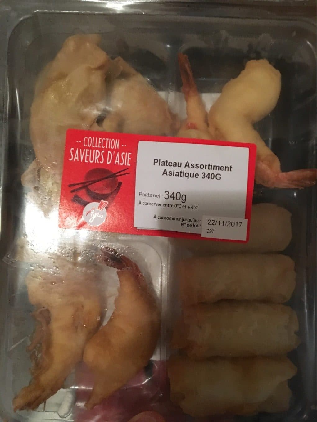 Agis Plateau Assortiment asiatique packshot