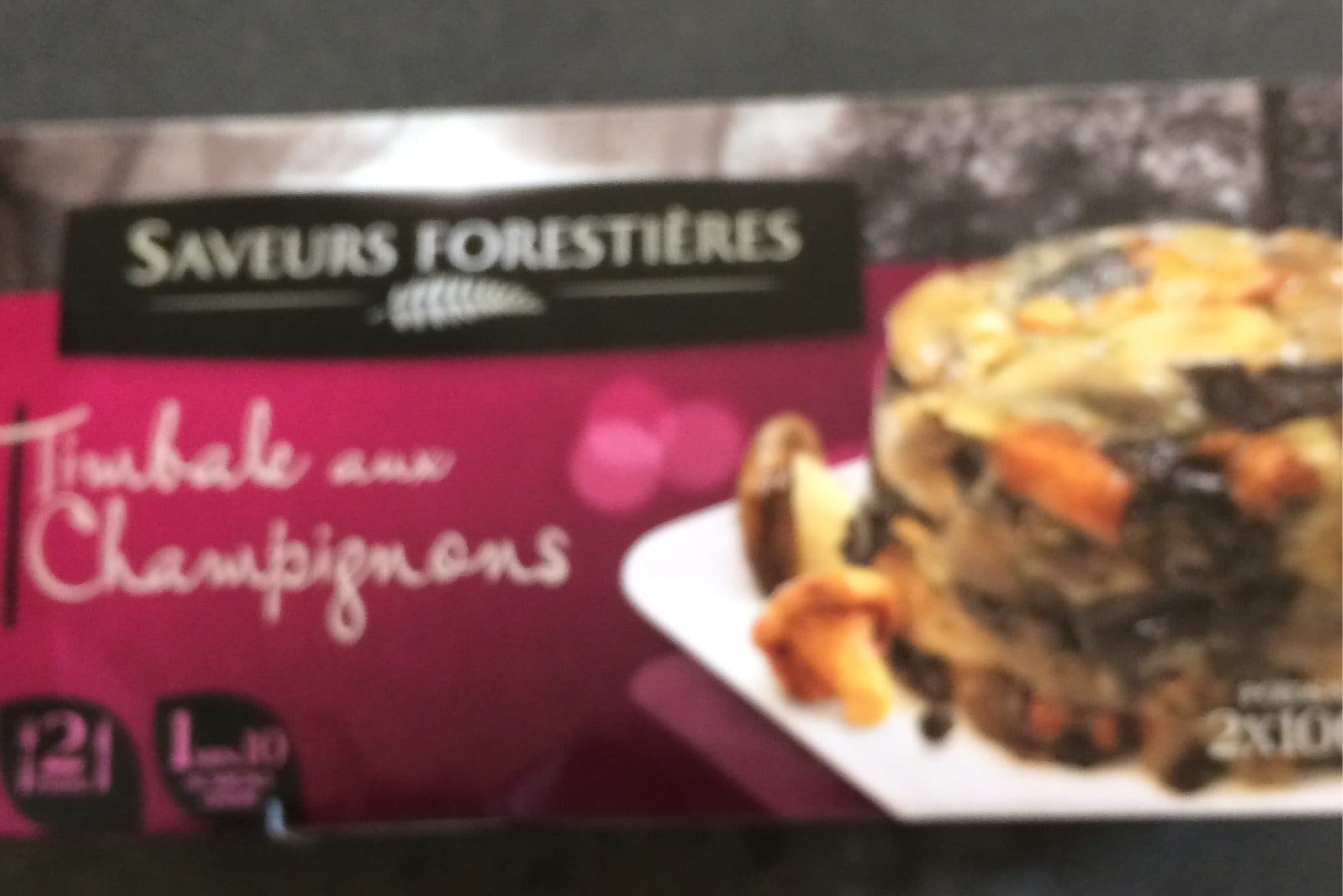 Saveurs Forestieres Saveurs forestières Timbale aux champignons packshot