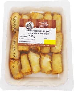 Agis Nems cocktail au porc + sauce Nuoc mam packshot