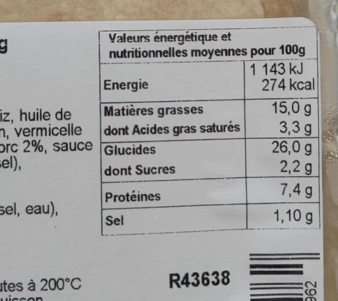 Agis Nems cocktail au porc + sauce Nuoc mam packshot