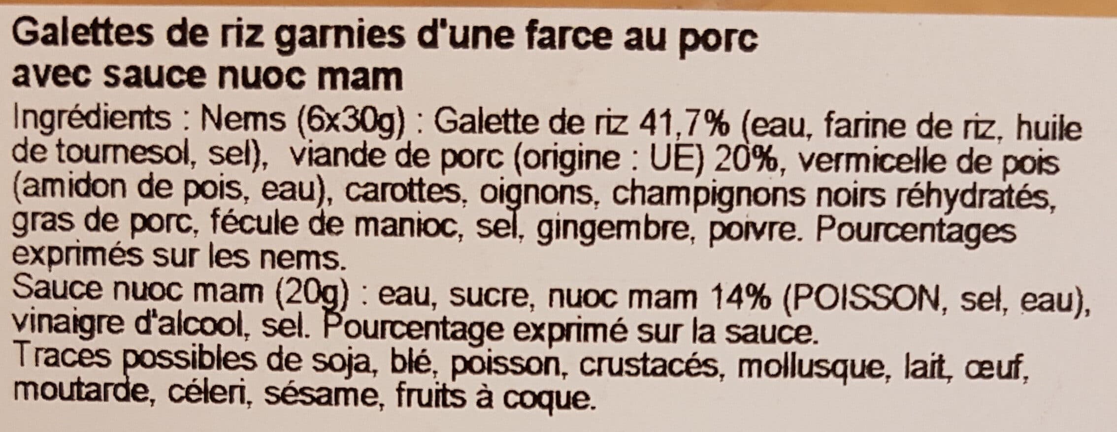 Agis Mini nems porc + sauce nuoc mam packshot