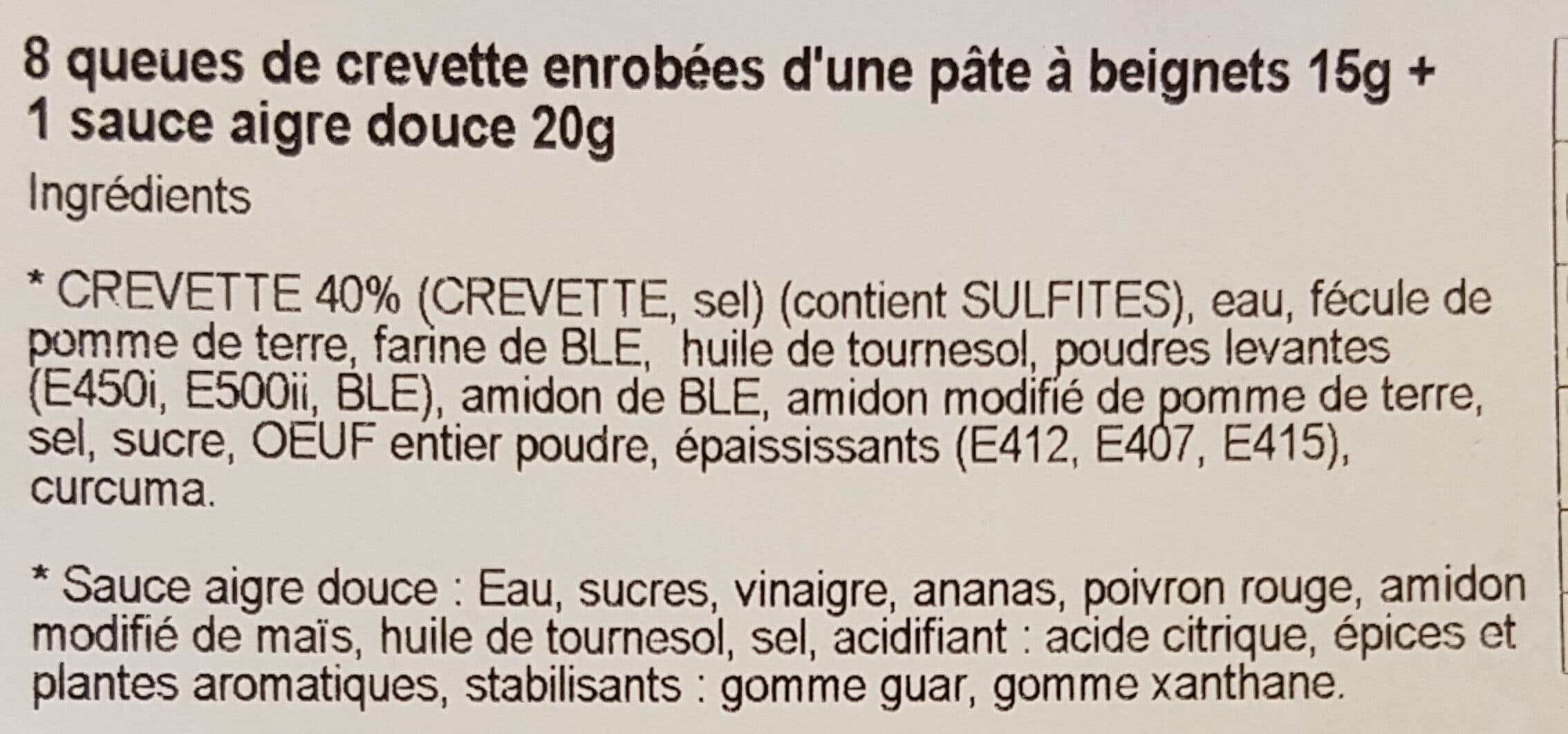 AGIS Beignets de crevette + Sauce aigre douce packshot