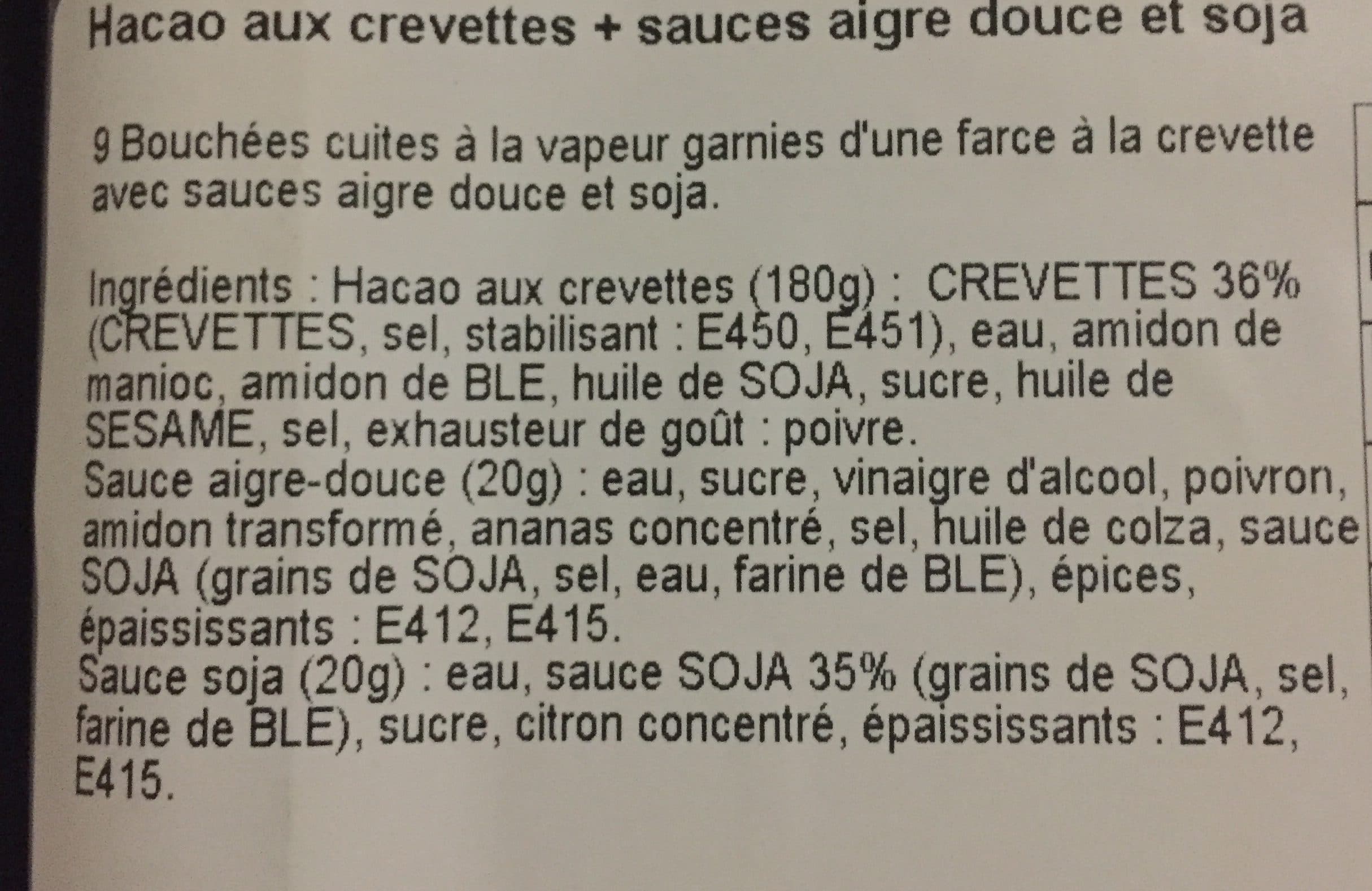 Saveurs D’asie Hacao aux crevettes packshot