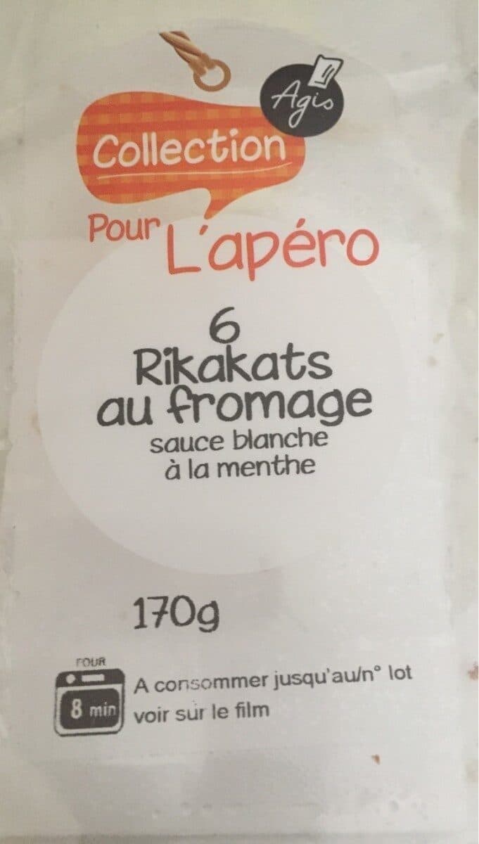 Agis 6 Rikakats au fromage packshot
