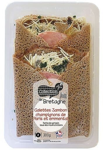 Agis Galettes jambon, champignons & emmental packshot