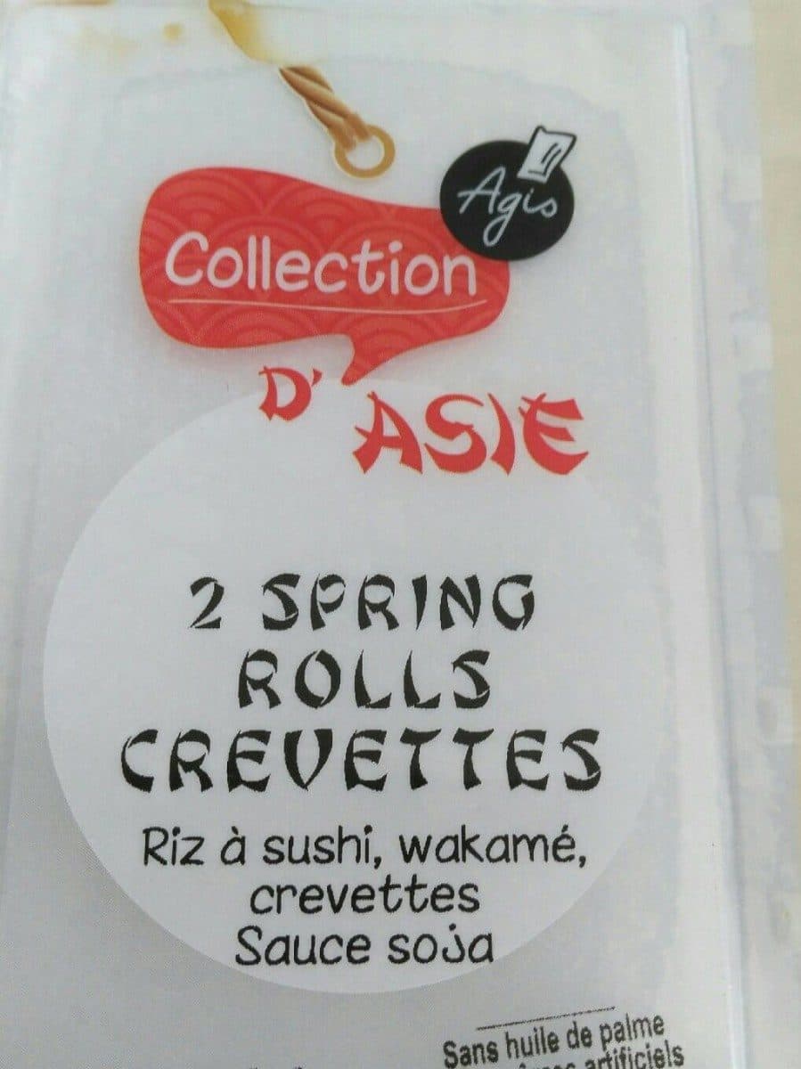 Agis Spring rolls crevettes packshot