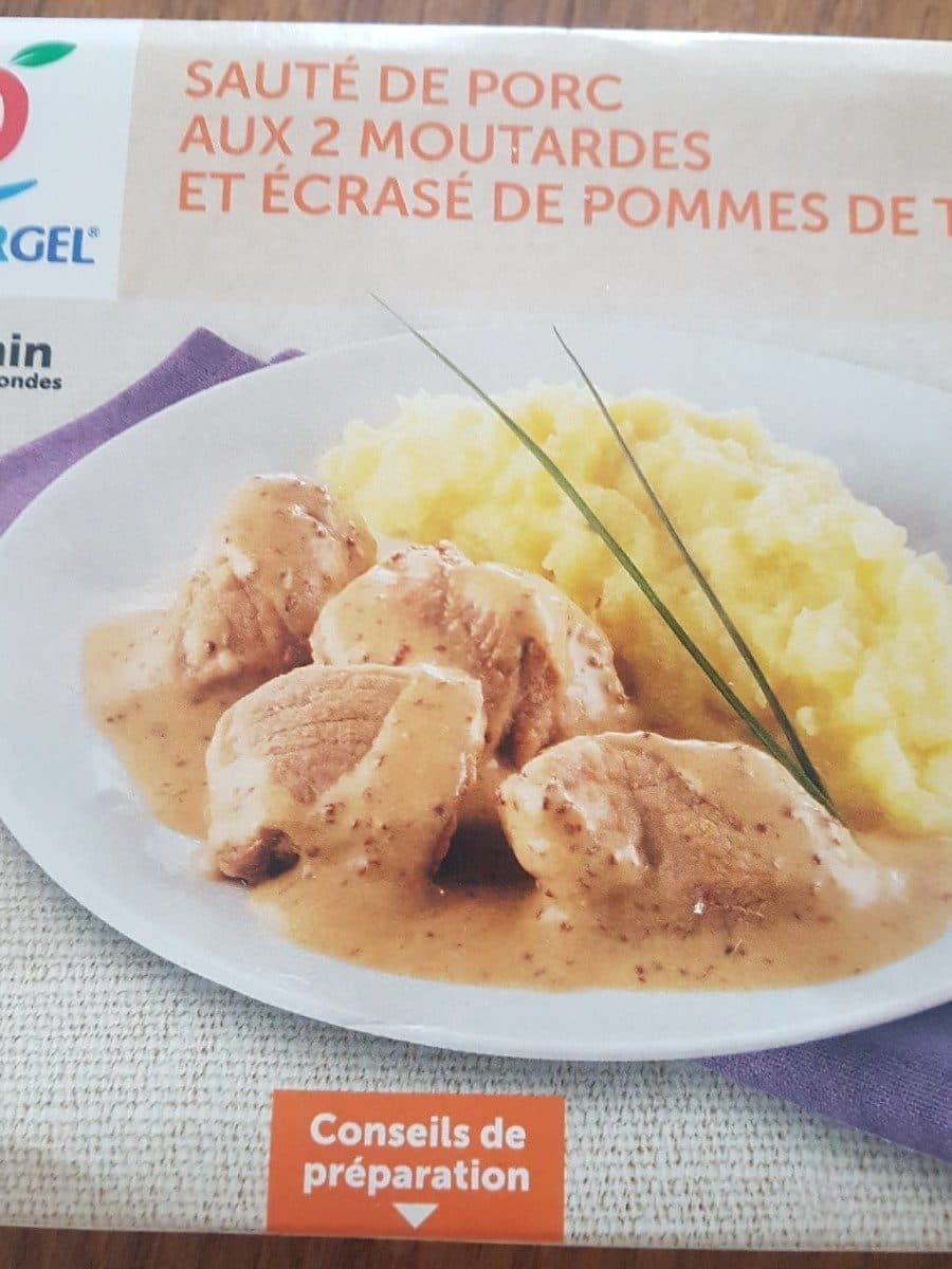 Open Food Facts Sauté de porc aux 2 moutardes et écrasé de pommes de terre packshot