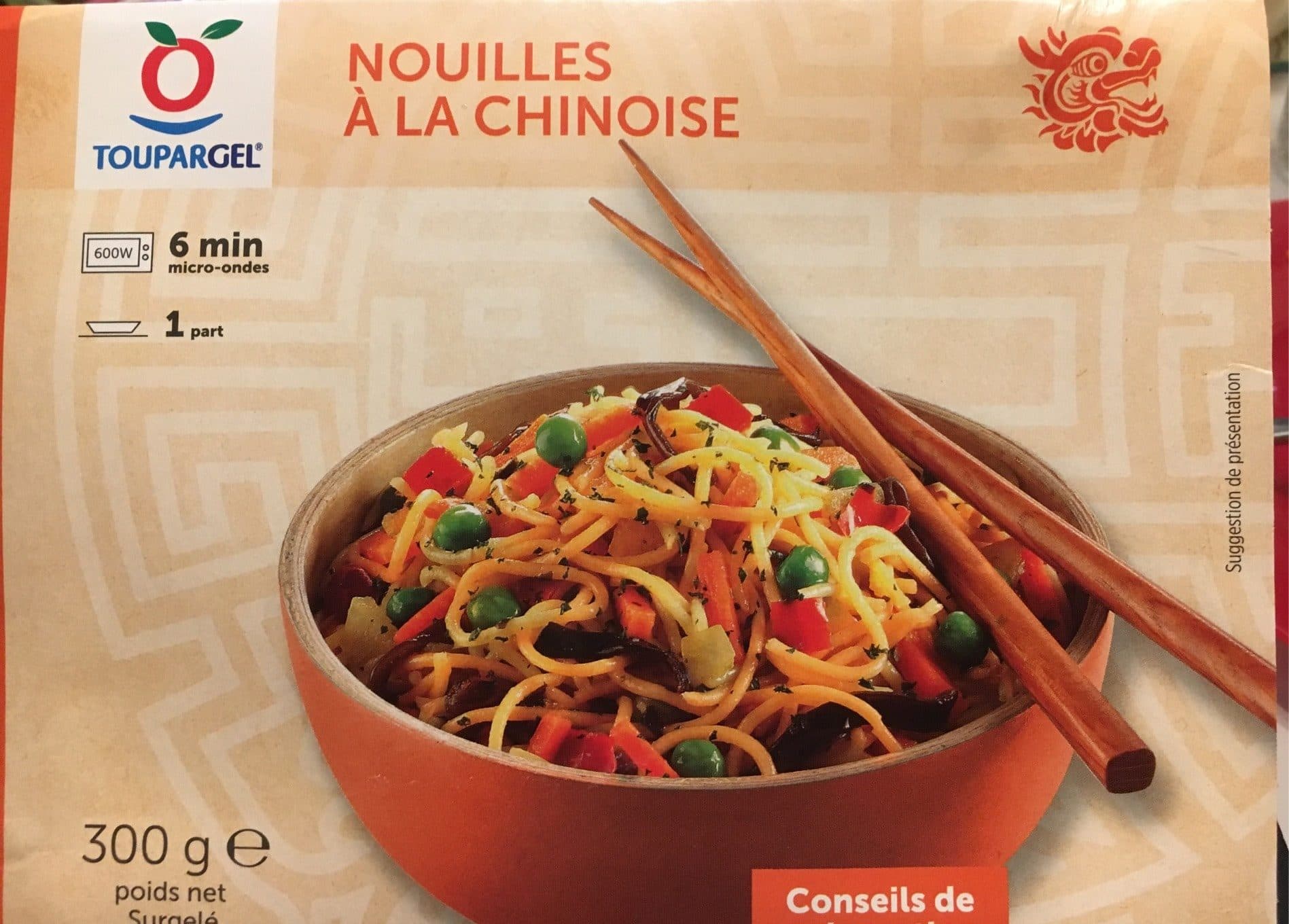 Toupargel Nouilles a la chinoise packshot