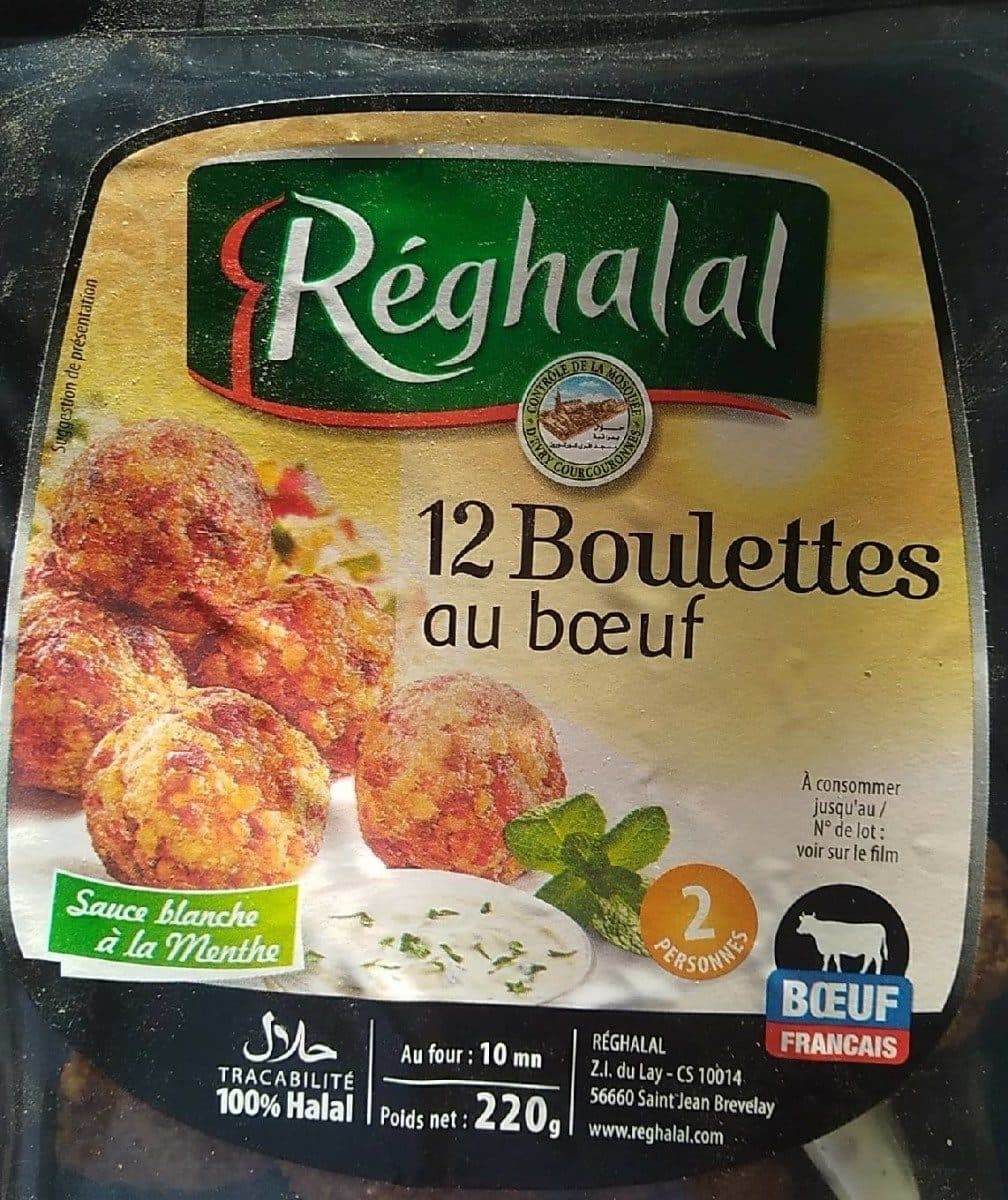 Réghalal Boulettes au bœuf packshot
