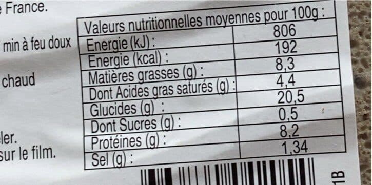 Agis Galettes chevre lardons packshot
