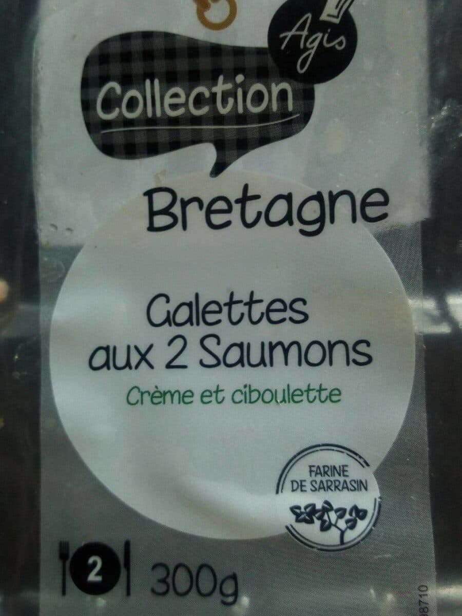 Agis Galettes aux 2 saumons crème et ciboulette packshot
