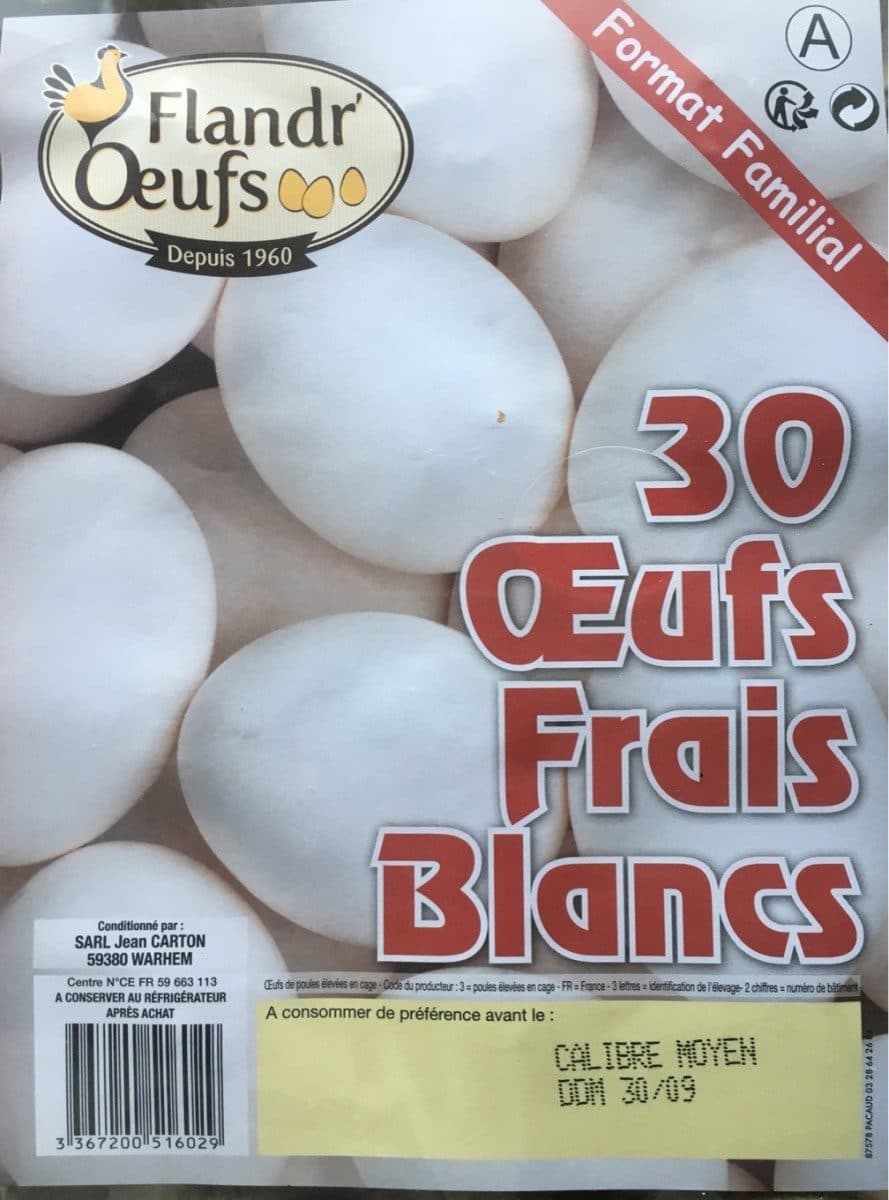 Open Food Facts Oeufs packshot