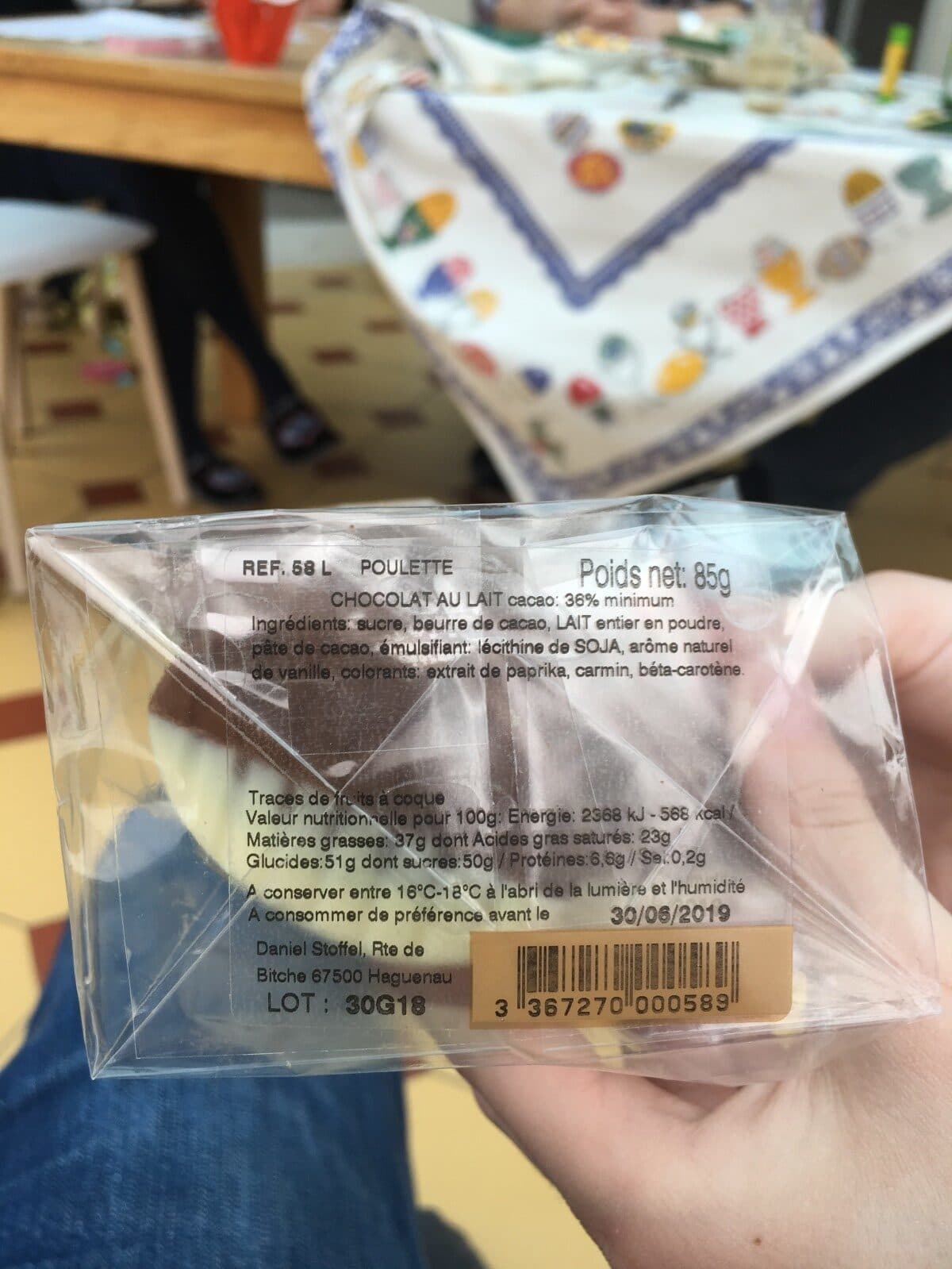 Daniel Stoffel Poule en chocolat packshot