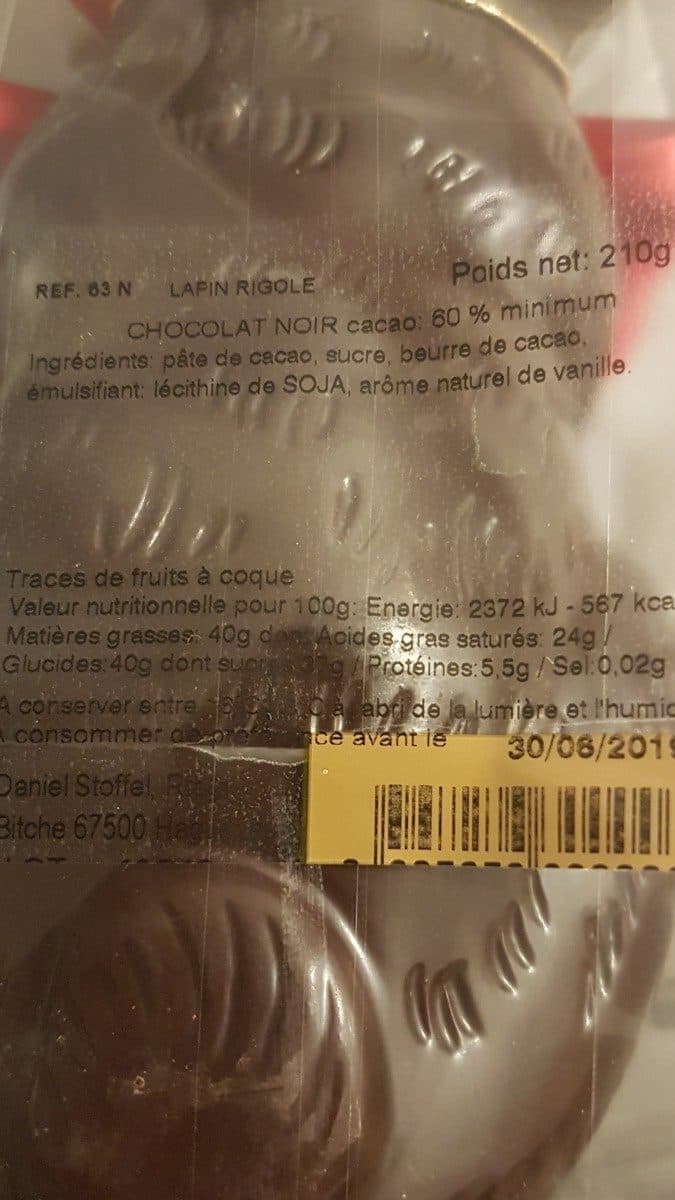 Open Food Facts Lapin rigole packshot