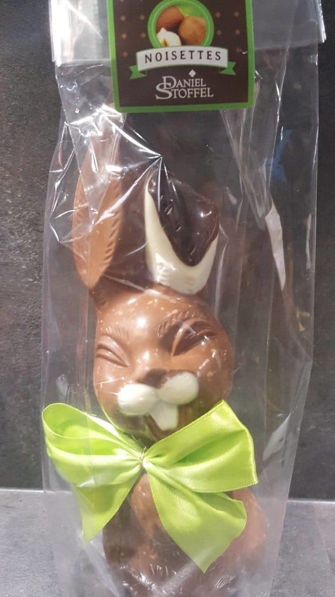 Daniel Stoffel Lapin en chocolat aux noisettes packshot