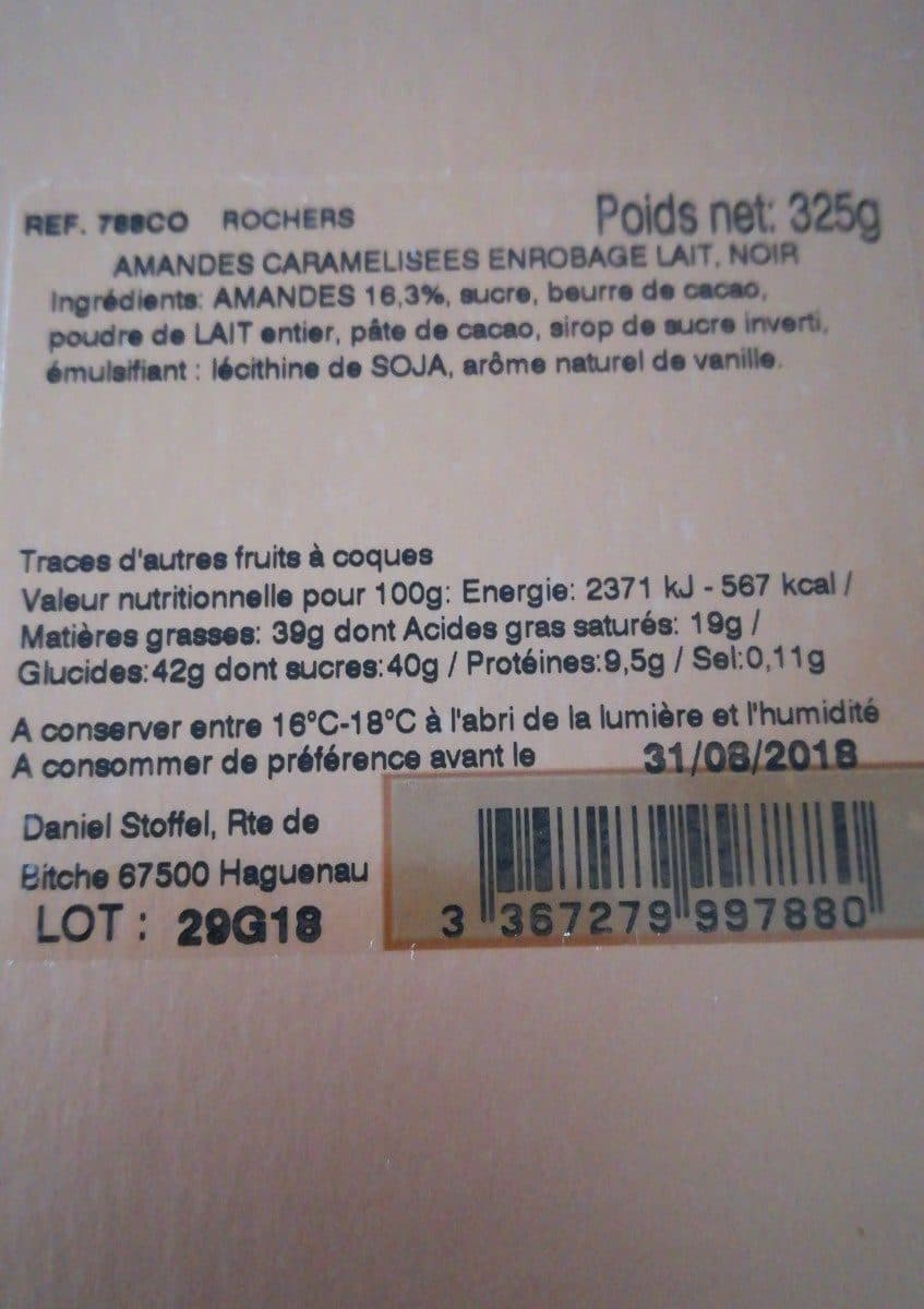 Daniel Stoffel Rochers packshot
