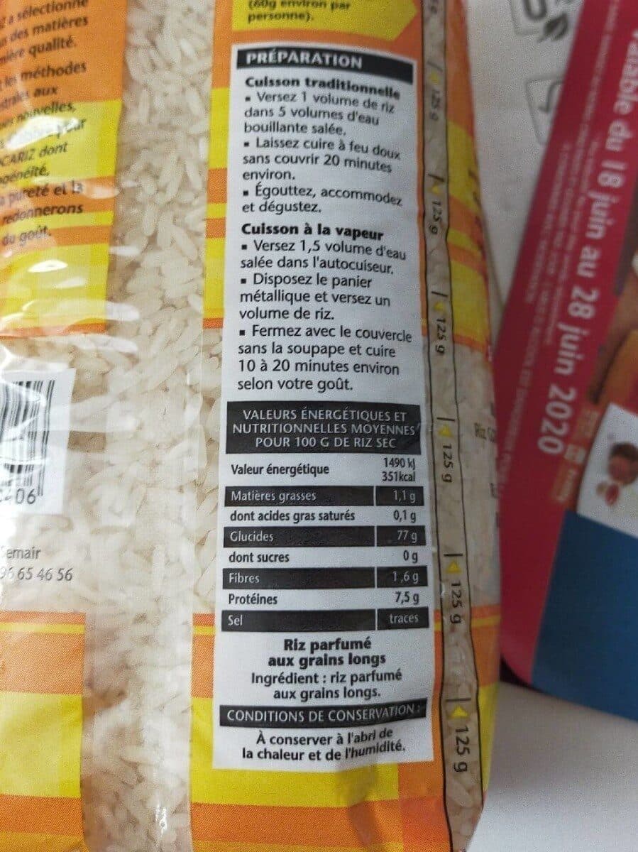 Open Food Facts Riz parfume packshot