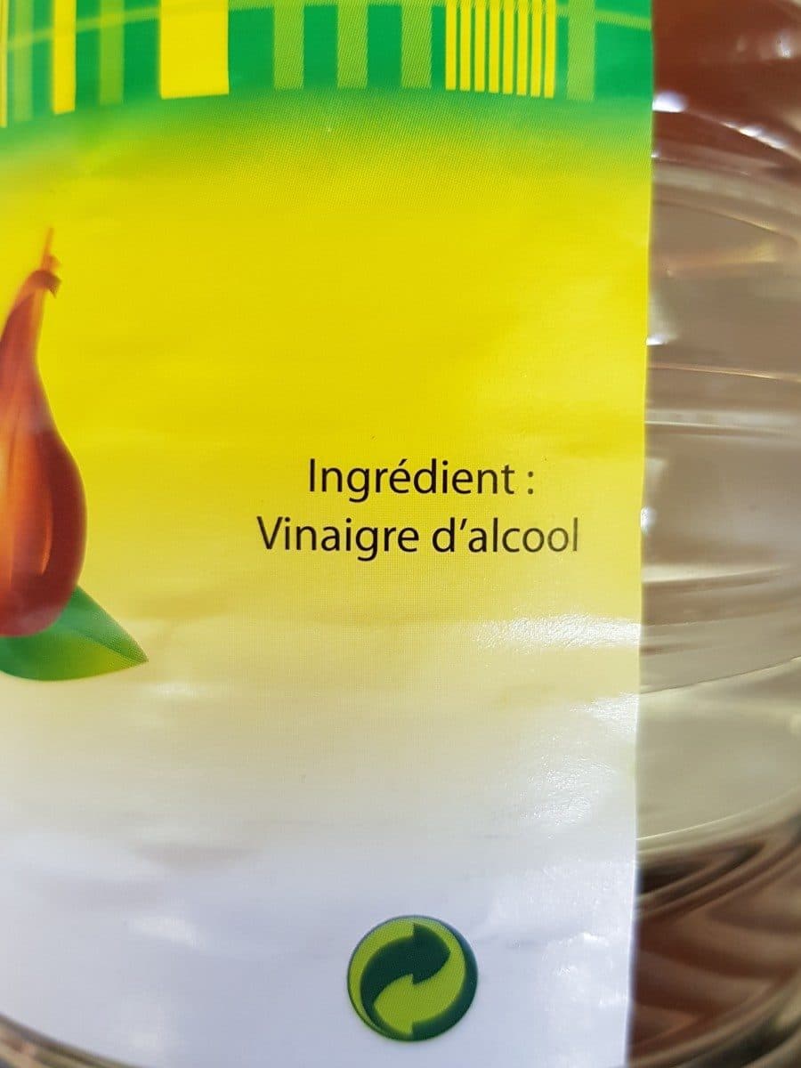 Open Food Facts Vinaigre d alcool blanc packshot